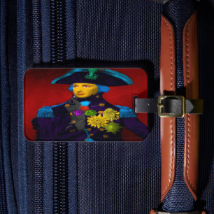 Horatio Nelson Pop Art Luggage Tag