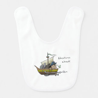 Horatio the Hedgehog- Adventure Ahead Bib