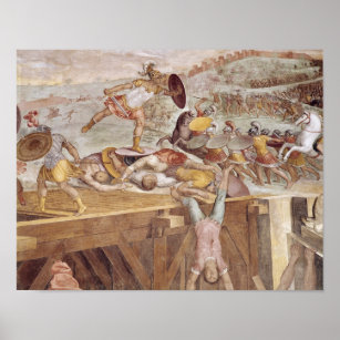 Horatius Cocles on the Sublician Bridge Poster