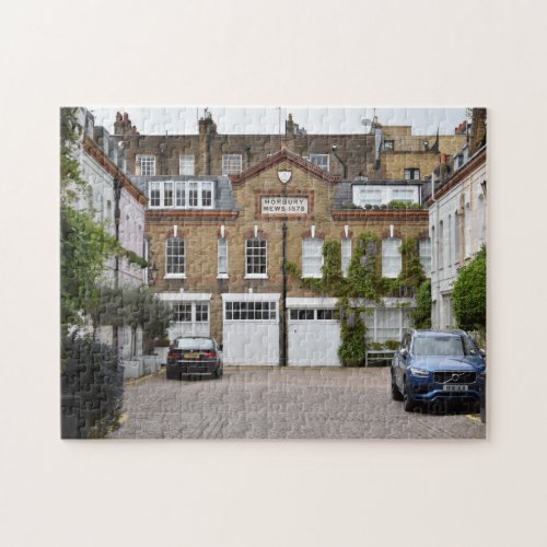 Horbury Mews Houses Notting Hill London UK Jigsaw Puzzle