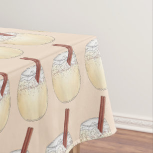 Horchata Orxata Mexican Spanish Beverage Drink Tablecloth