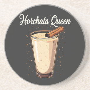 Horchata Queen Mexican Spanish Drink Coaster