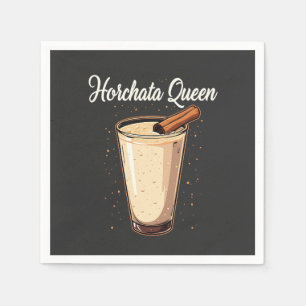Horchata Queen Mexican Spanish Drink Napkins