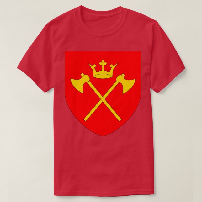 Hordaland Coat of Arms Norway T-Shirt (Design Front)