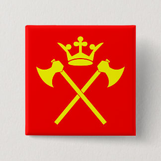 Hordaland, North Korea Pinback Button