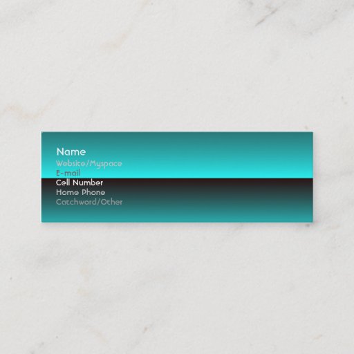 Customizable Horizon Business Card
