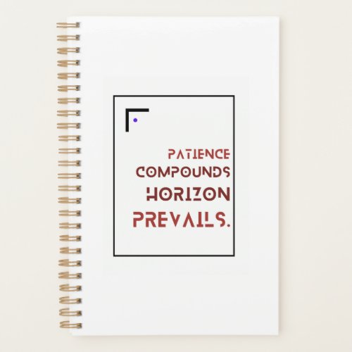 Horizon Prevails Planner for investor