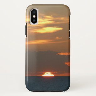Horizon Sunset Colorful Seascape Photography iPhone XS Case