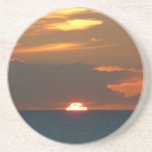 Horizon Sunset Colorful Seascape Photography Drink Coaster