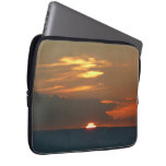 Horizon Sunset Colorful Seascape Photography Laptop Sleeve