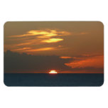 Horizon Sunset Colorful Seascape Photography Magnet