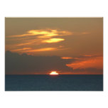 Horizon Sunset Colorful Seascape Photography Photo Print