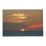 Horizon Sunset Colorful Seascape Photography Placemat