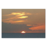 Horizon Sunset Colorful Seascape Photography Tissue Paper