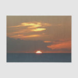 Horizon Sunset Colorful Seascape Photography Tissue Paper