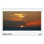 Horizon Sunset Colorful Seascape Photography Wall Decal