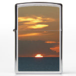 Horizon Sunset Colorful Seascape Photography Zippo Lighter