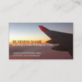 Horizon Travel Flight Business Card (Back)