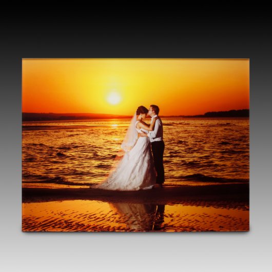 Horizontal 12" x 9" Acrylic Photo Plaque (Front)