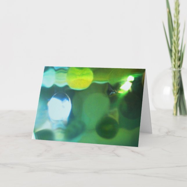 Horizontal Abstract Greeting Card (Front)