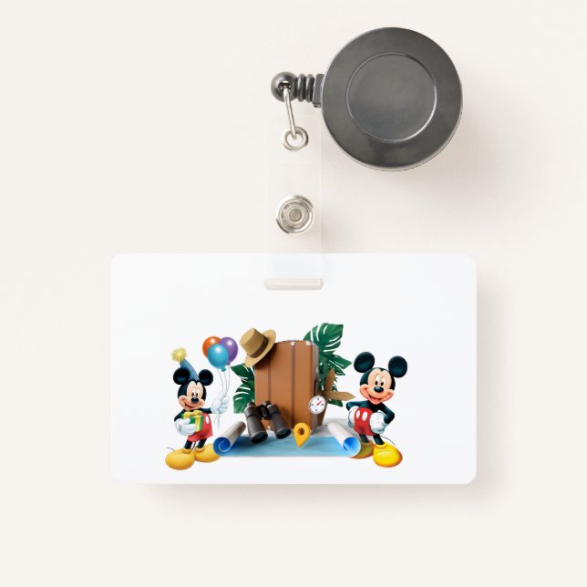 Horizontal Badge (Front with Retractable)