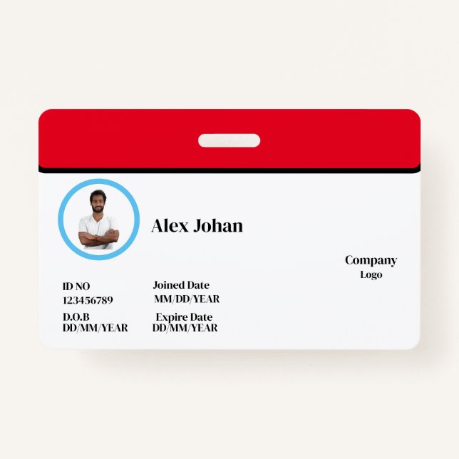 Horizontal Badge  (Front)