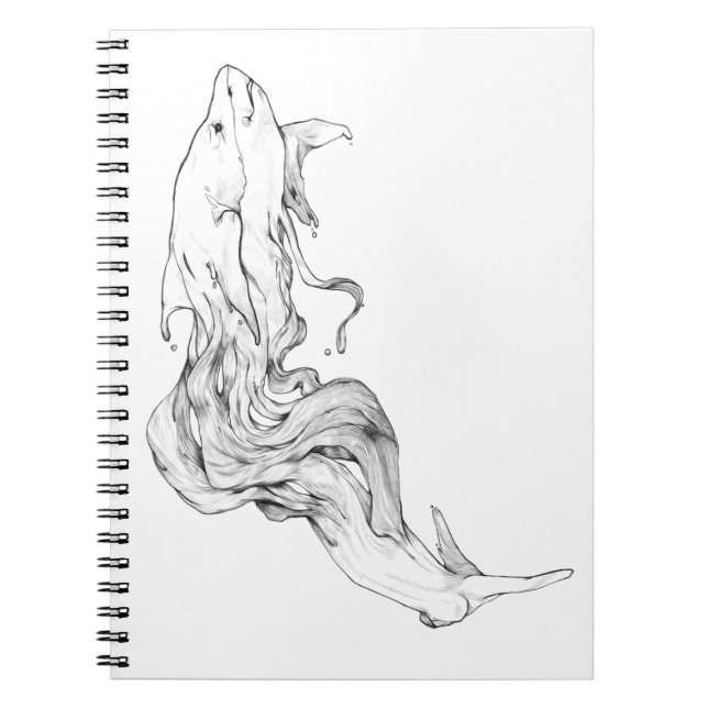 Horizontal Big Shark Notebook (Front)