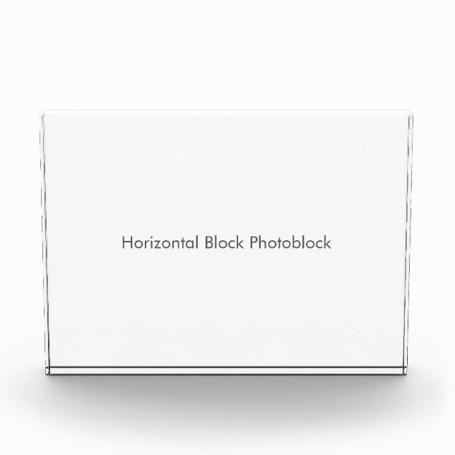 Horizontal Block Photoblock (Front)