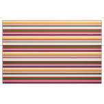 Horizontal Candy Stripes (large scale) Fabric