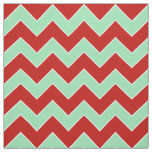 Horizontal Christmas Zigzag Pattern Fabric