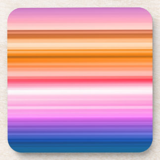 Horizontal Color Stripes Coaster