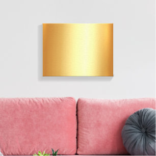 Horizontal Gold Background For Your Photo Elegant Canvas Print