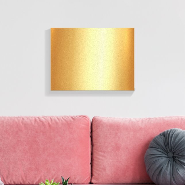 Horizontal Gold Background For Your Photo Elegant Canvas Print (Insitu(LivingRoom))