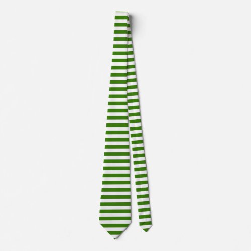 Horizontal Green Stripes on Any Color Small Tie