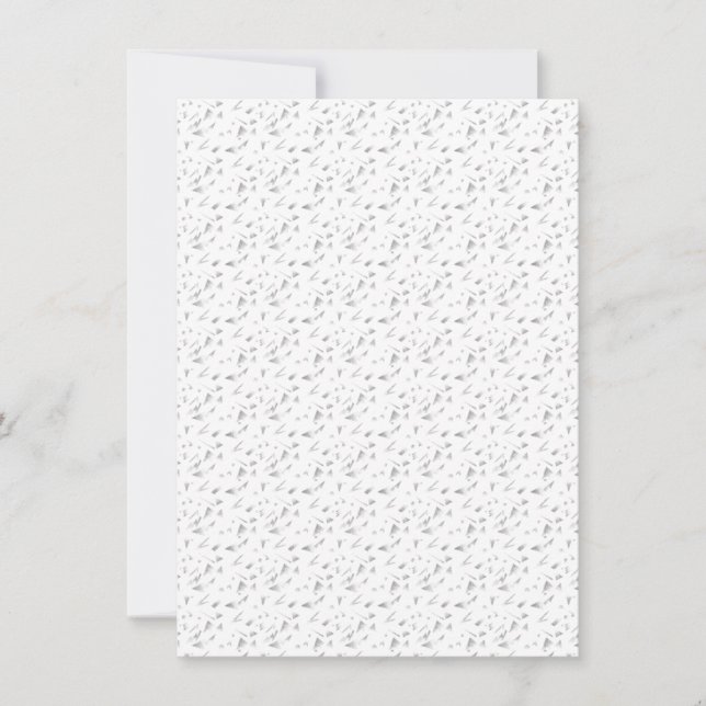 Horizontal, Grey Cloud Invitation (Front)