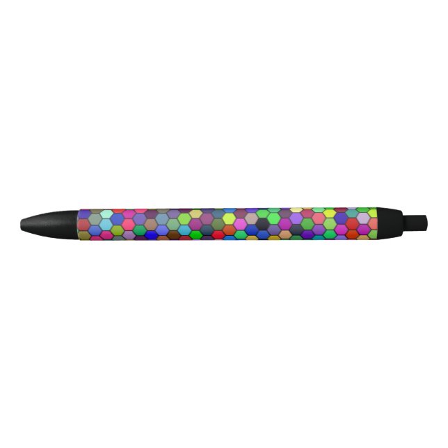 Horizontal Hexagons Pen (Front)