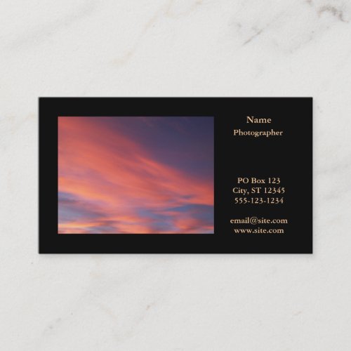 Photography Business Card