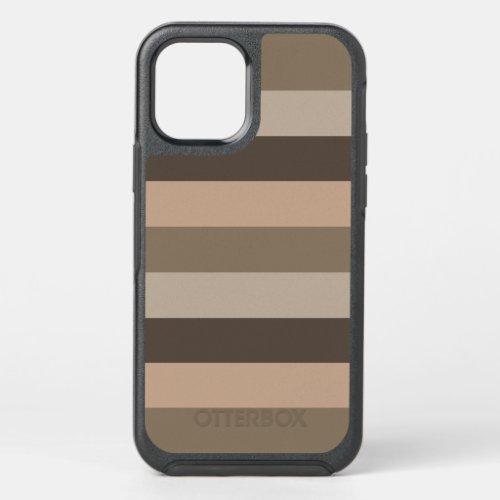 horizontal lines modern stripe pattern OtterBox symmetry iPhone 12 case