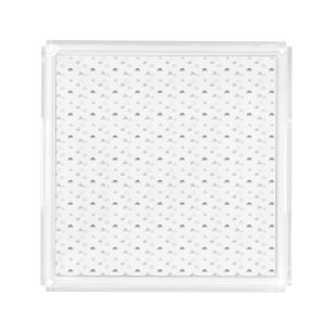 Horizontal, Medium Gray Acrylic Tray