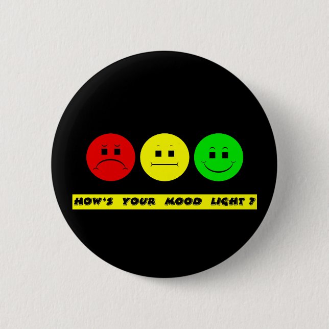 Horizontal Moody Stoplight Mood Light Button (Front)