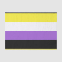 Horizontal Nonbinary Pride Flag