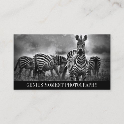 Horizontal Photo Business Card