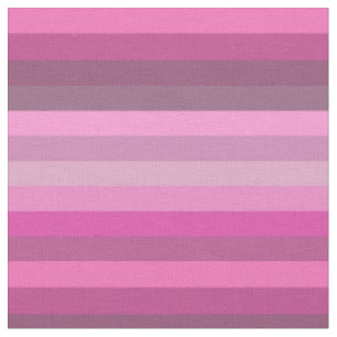 Horizontal pink, magenta, plum, charcoal stripes fabric