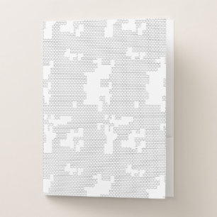 Horizontal, Porcelain, Seashell Pocket Folder