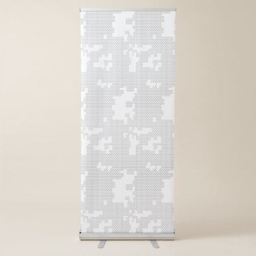 Horizontal Porcelain Vertical Retractable Banner