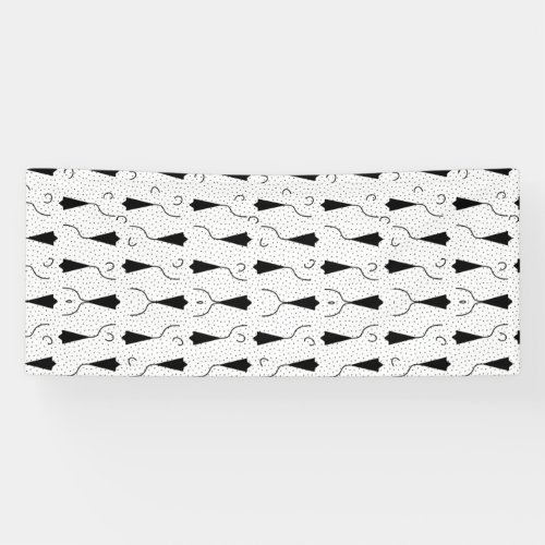 Horizontal Quill Grey Banner