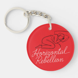 Horizontal Rebellion line duo Keychain