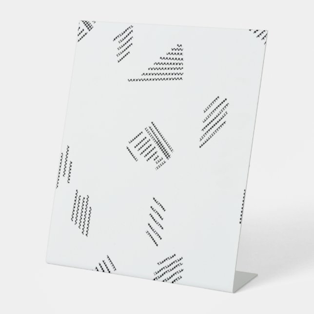 Horizontal, Silver Chalice Pedestal Sign (Front)