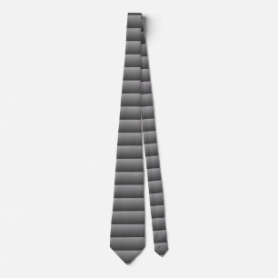 Horizontal Silver Stripe Neck Tie