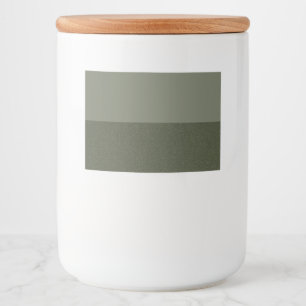 Horizontal Split Moss Green Label Set – Customize
